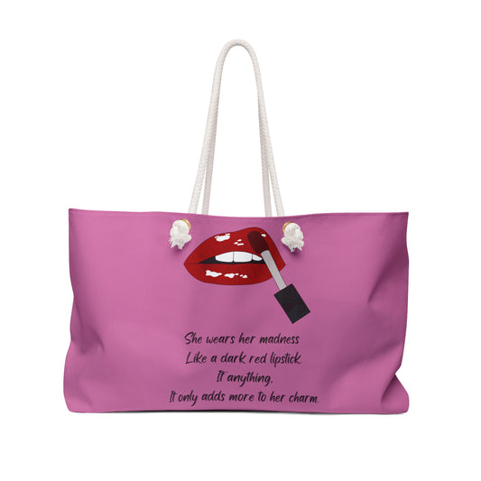 MADNESS LIPSTICK Weekender Bag
