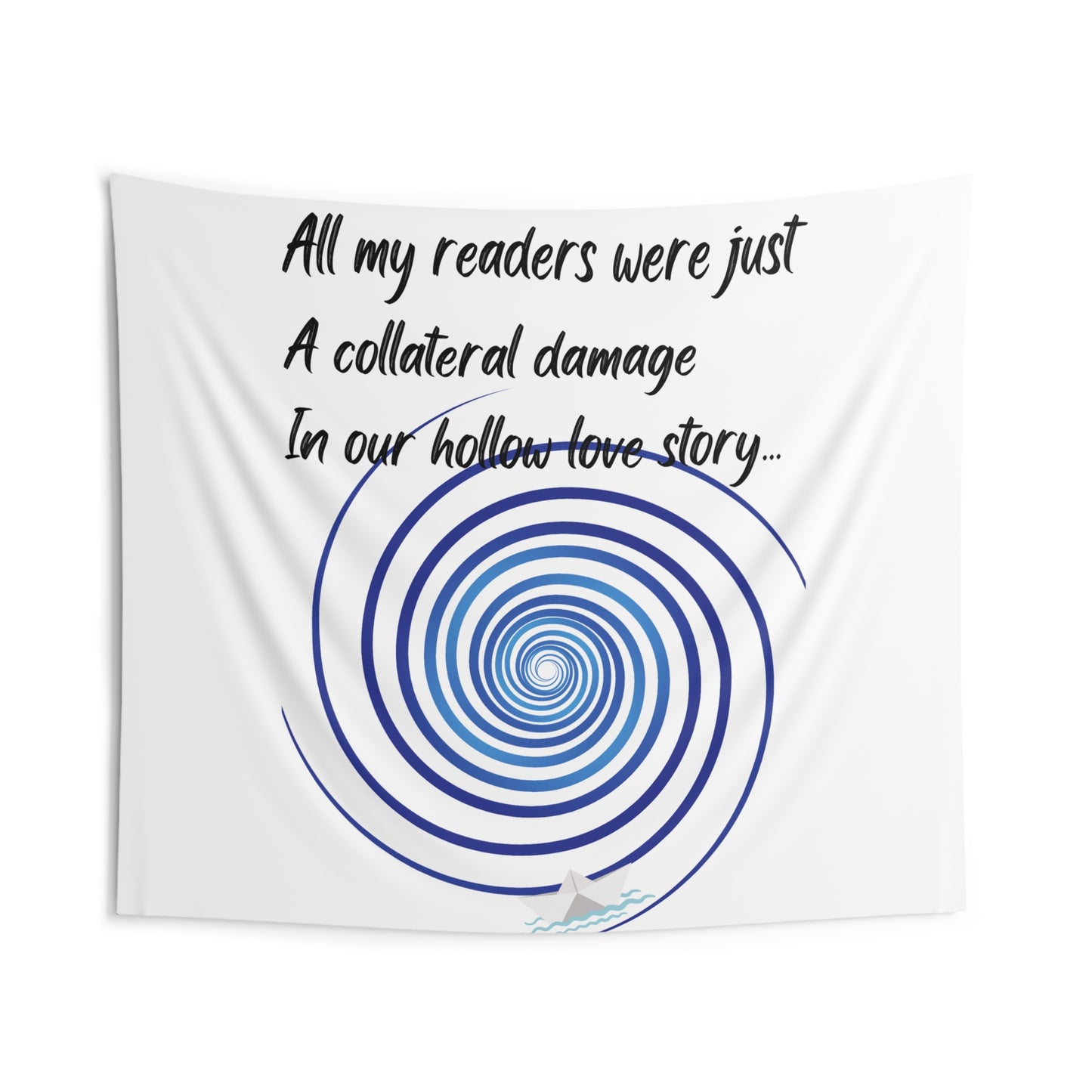 COLLATERAL DAMAGE Indoor Wall Tapestries