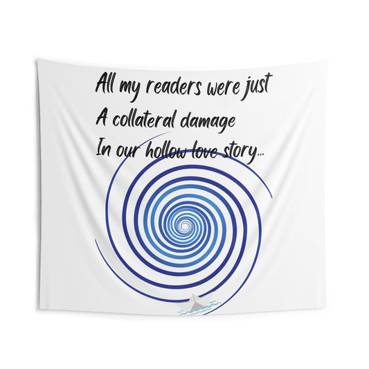 COLLATERAL DAMAGE Indoor Wall Tapestries