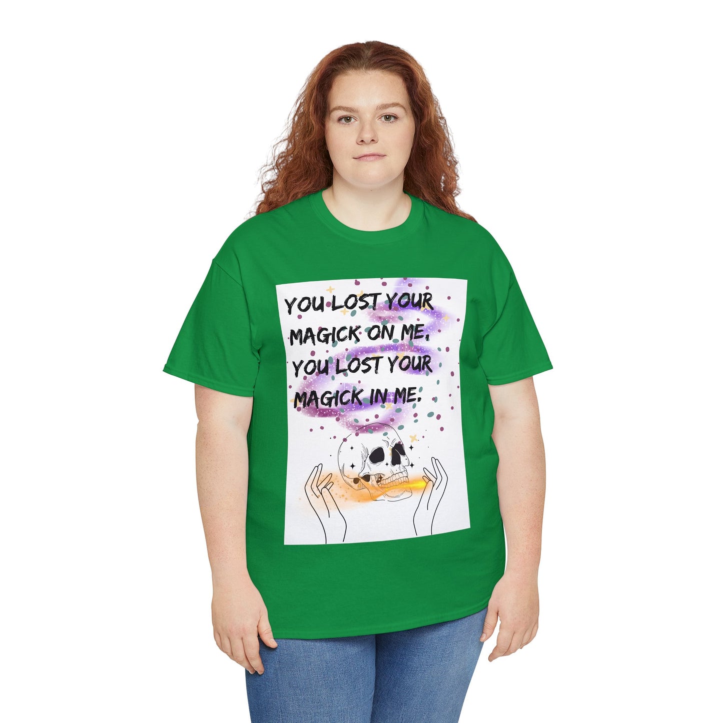 LOST YOUR MAGICK Unisex Heavy Cotton Tee
