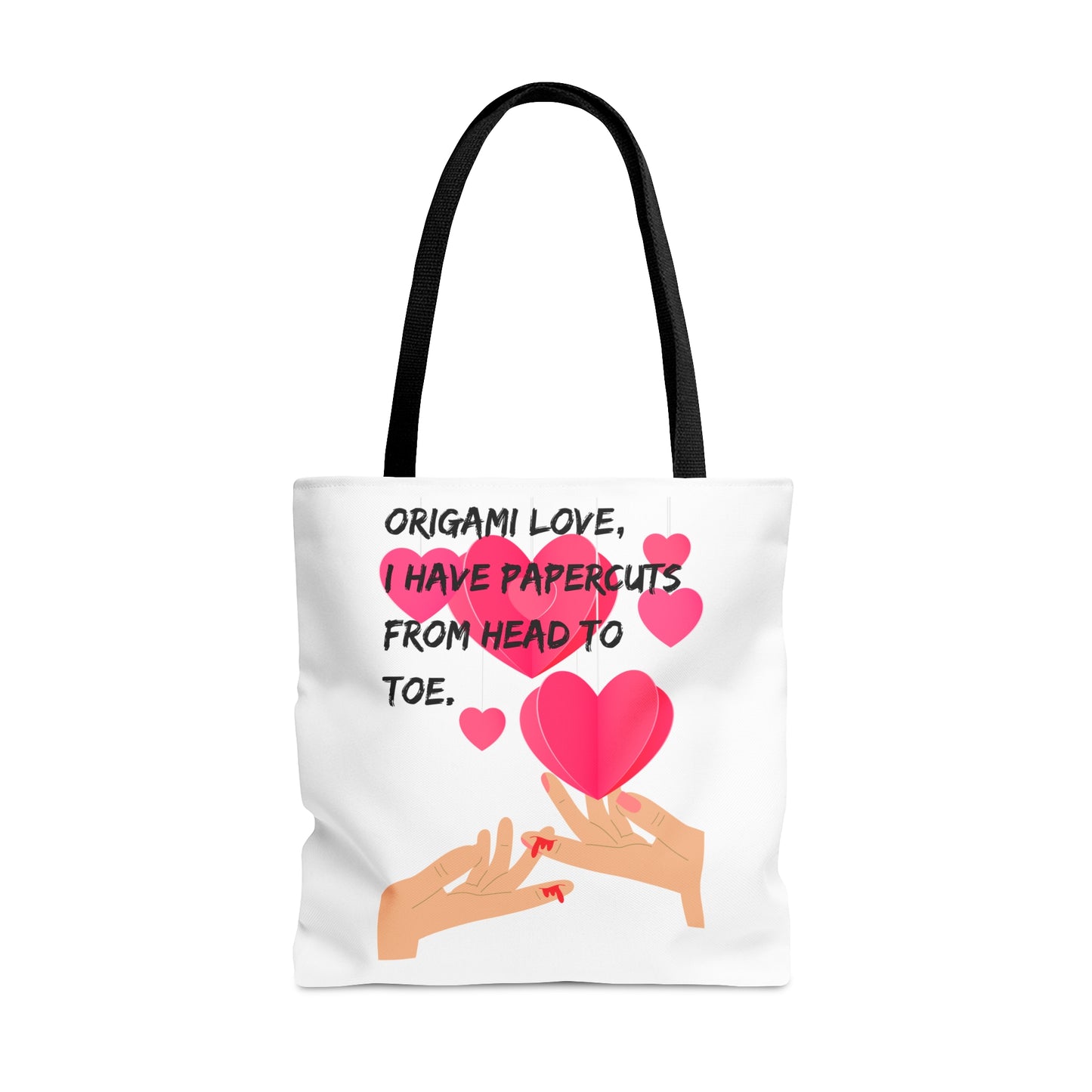 ORIGAME LOVE tote Bag (AOP)