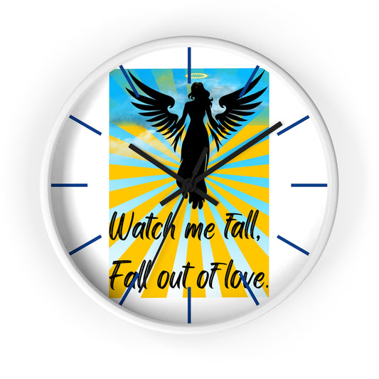 FALL OUT OF LOVE Wall Clock