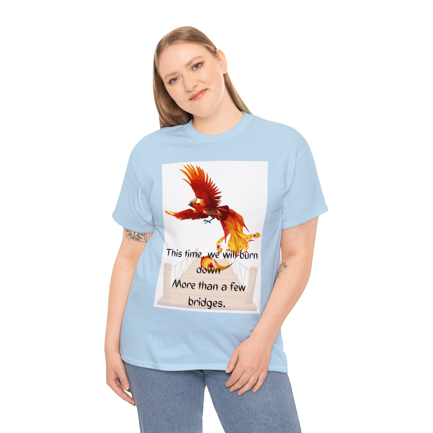 BRIDGES Unisex Heavy Cotton Tee