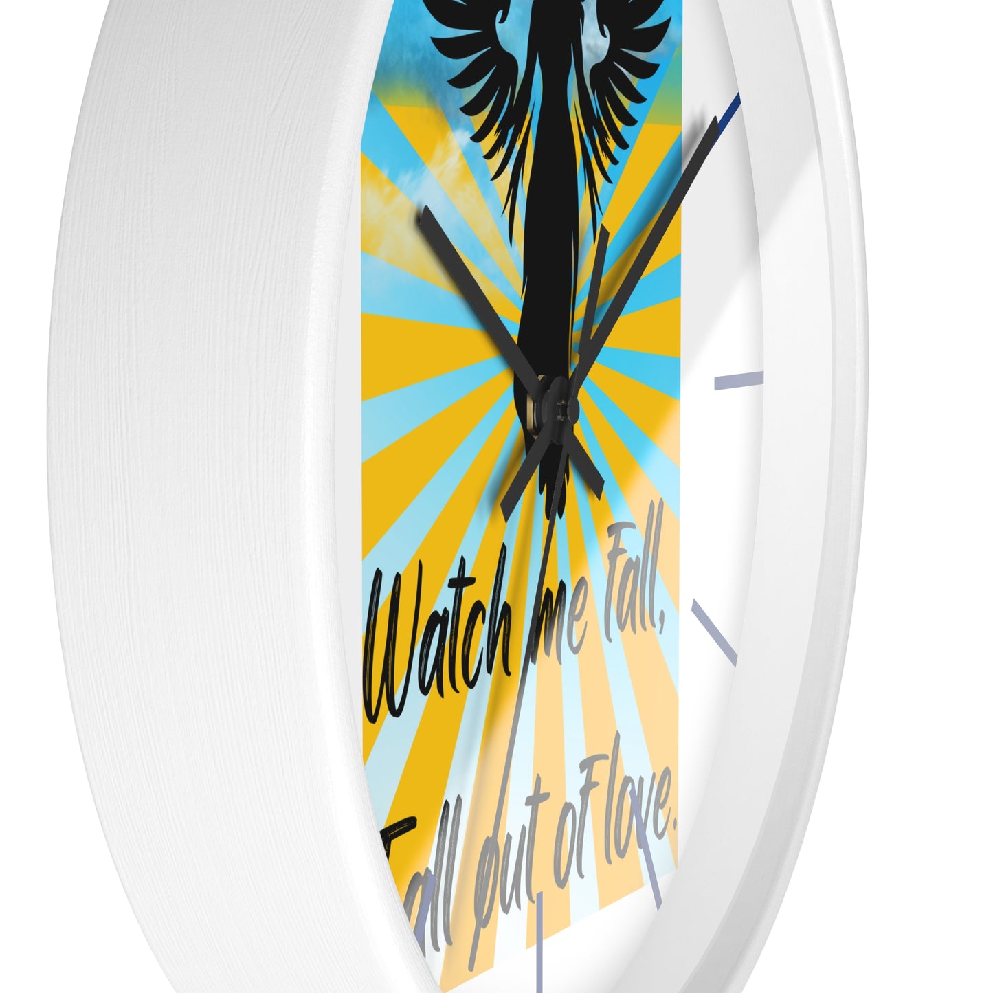 FALL OUT OF LOVE Wall Clock