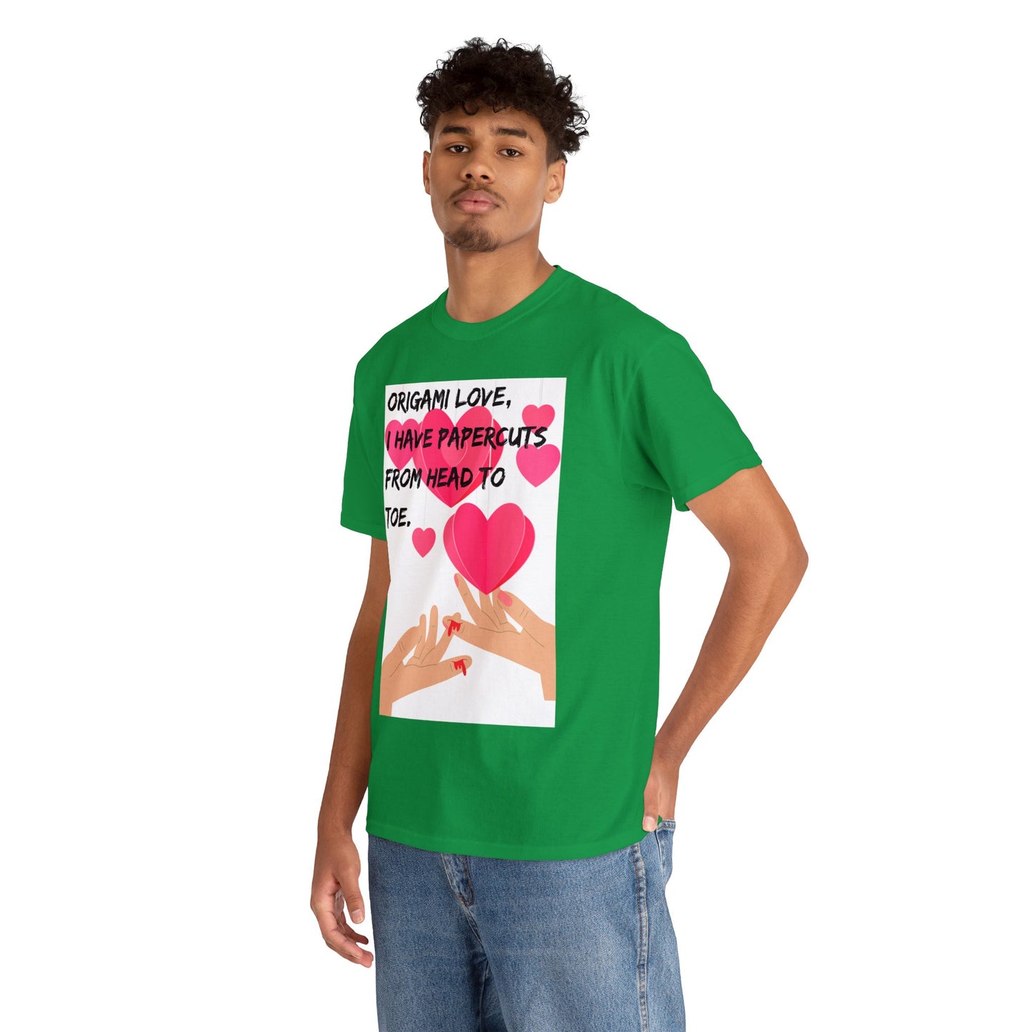ORIGAME LOVE Unisex Heavy Cotton Tee