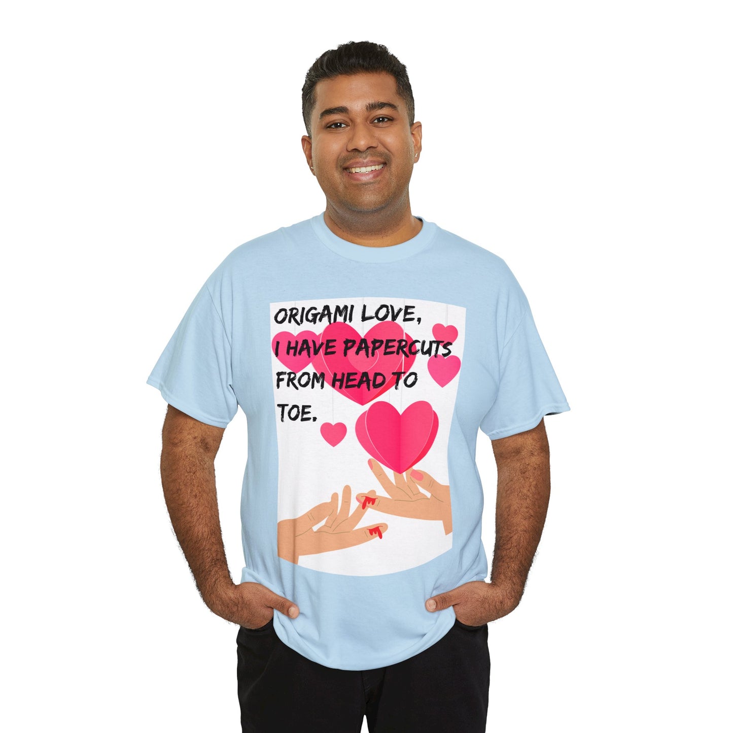 ORIGAME LOVE Unisex Heavy Cotton Tee
