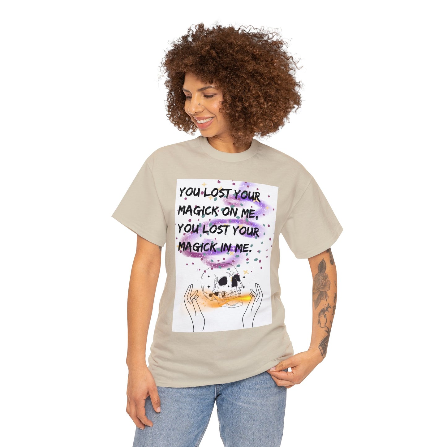 LOST YOUR MAGICK Unisex Heavy Cotton Tee