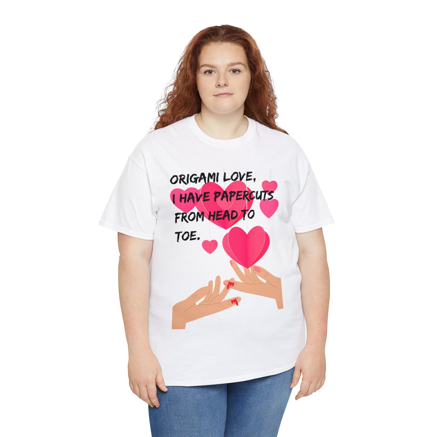 ORIGAME LOVE Unisex Heavy Cotton Tee