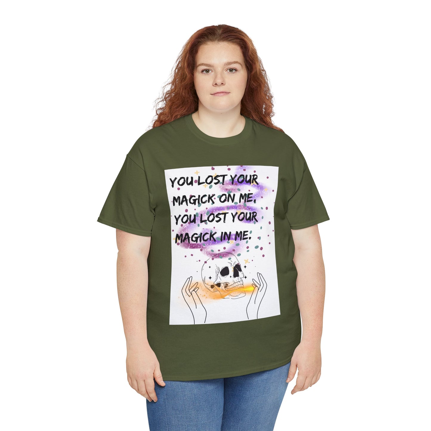 LOST YOUR MAGICK Unisex Heavy Cotton Tee