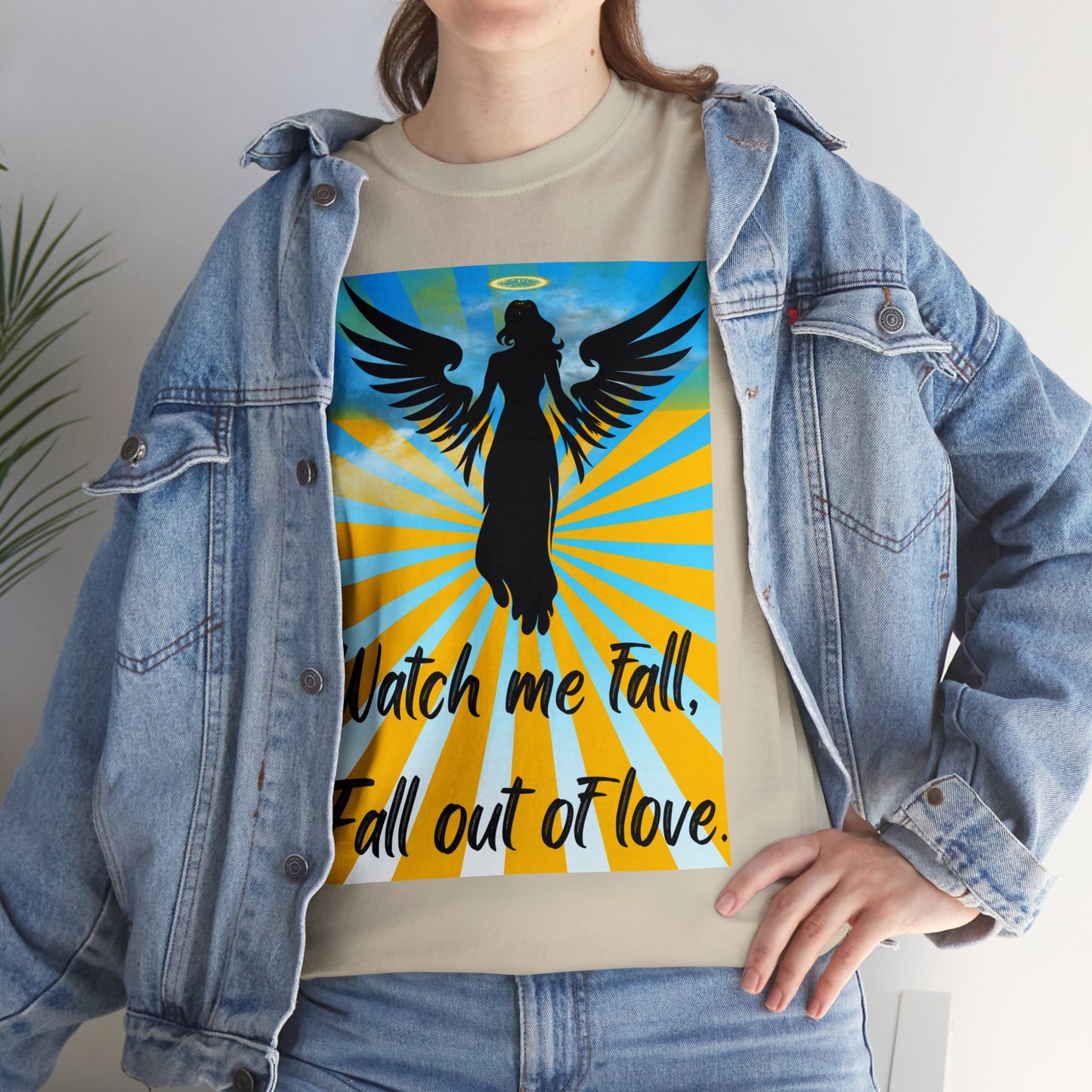 FALL OUT OF LOVE Unisex Heavy Cotton Tee