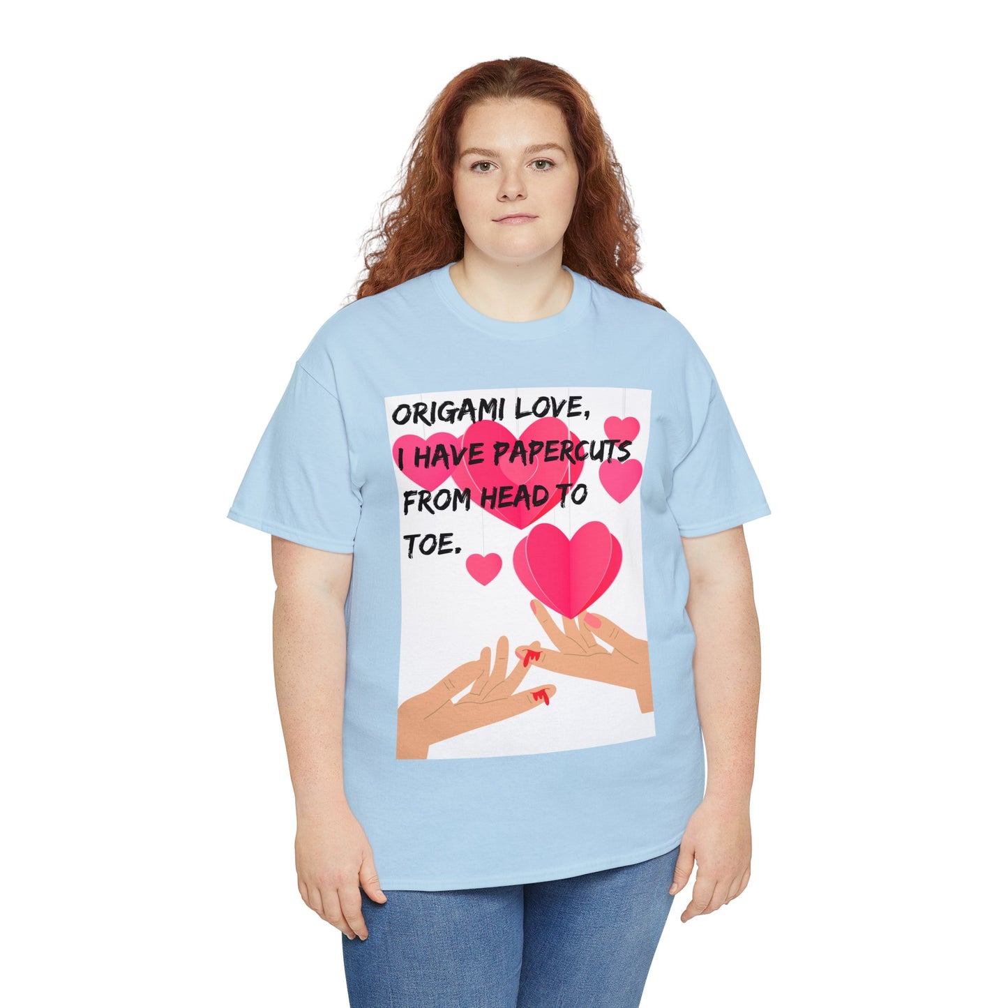 ORIGAME LOVE Unisex Heavy Cotton Tee
