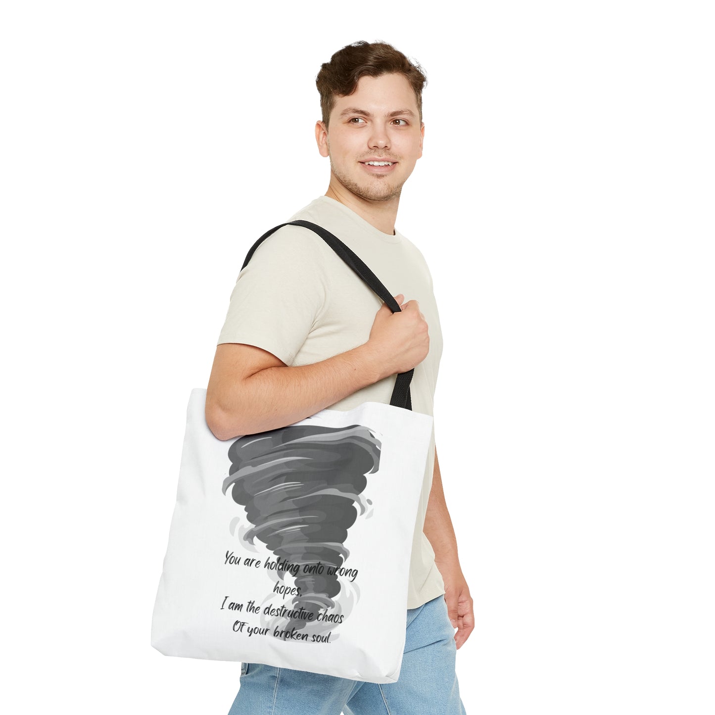 DESTRUCTIVE CHAOS Tote Bag (AOP)