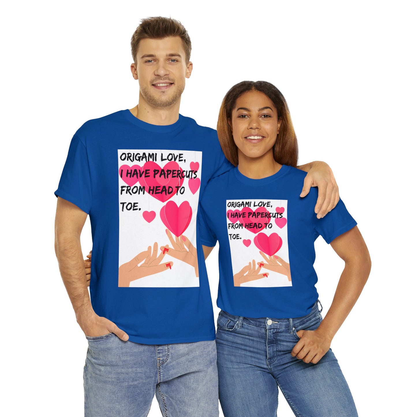 ORIGAME LOVE Unisex Heavy Cotton Tee