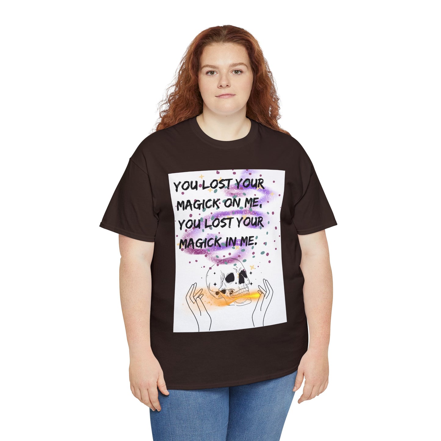 LOST YOUR MAGICK Unisex Heavy Cotton Tee