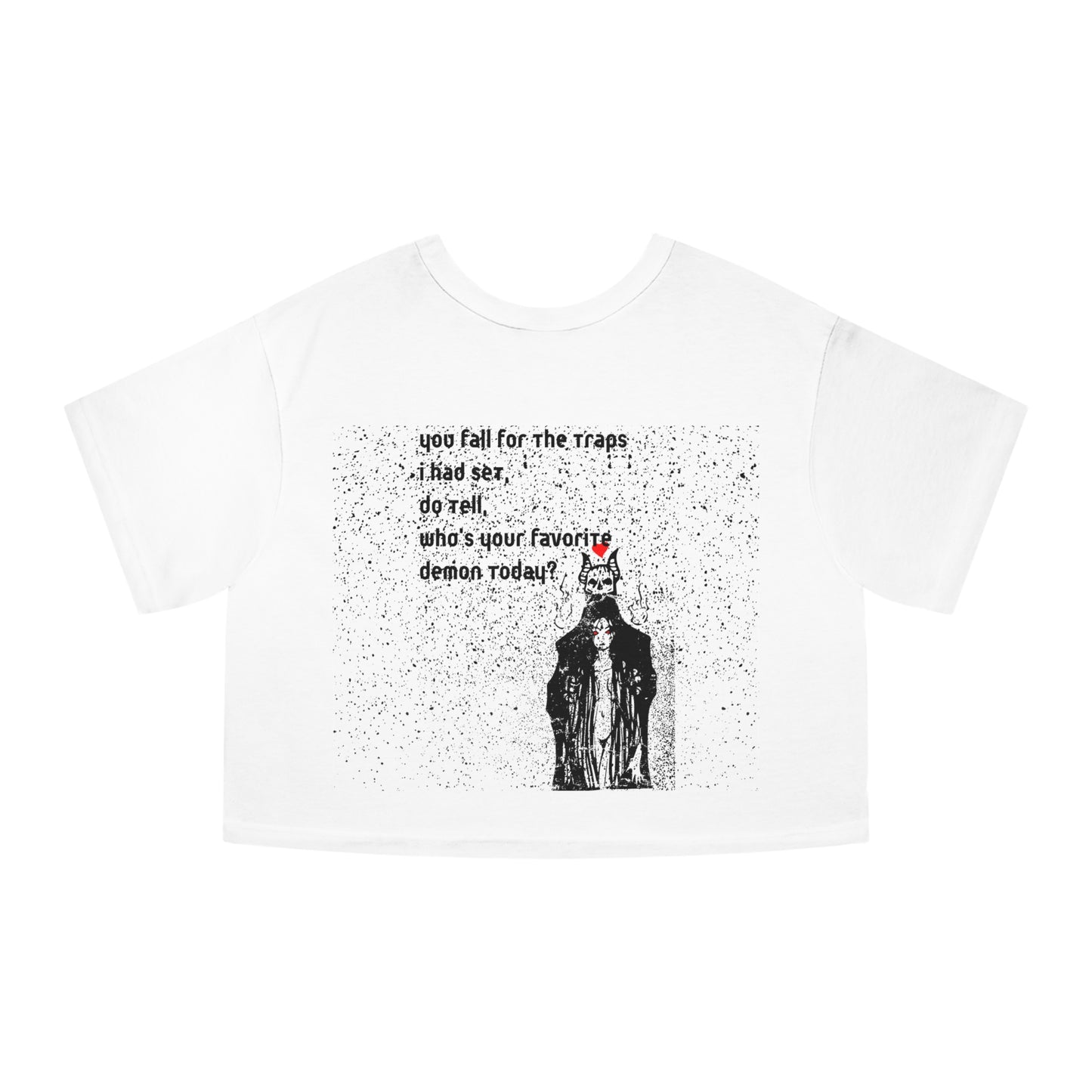 DEMON TALES V1 Champion Women's Heritage Cropped T-Shirt