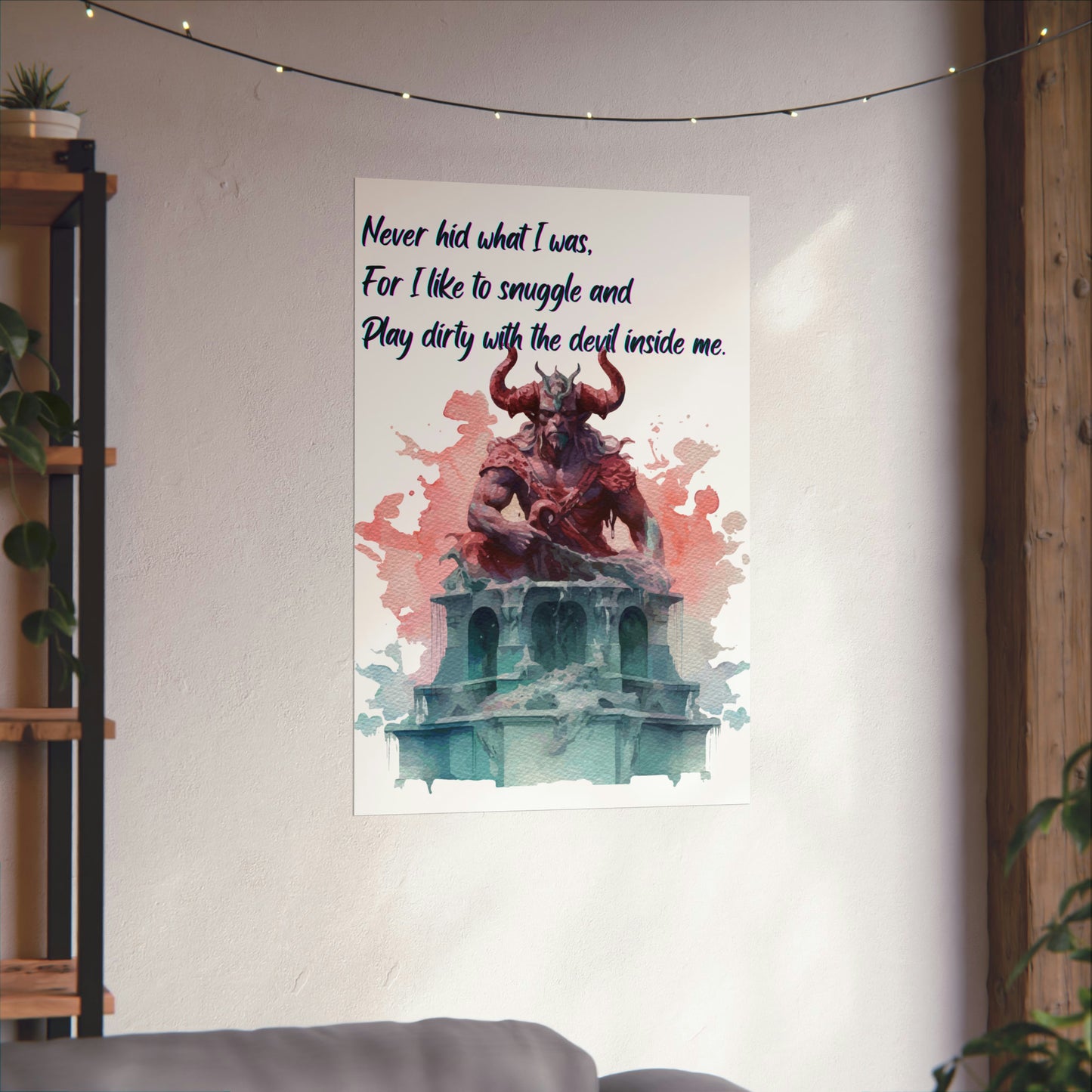 DEMON LOVER Matte Vertical Posters