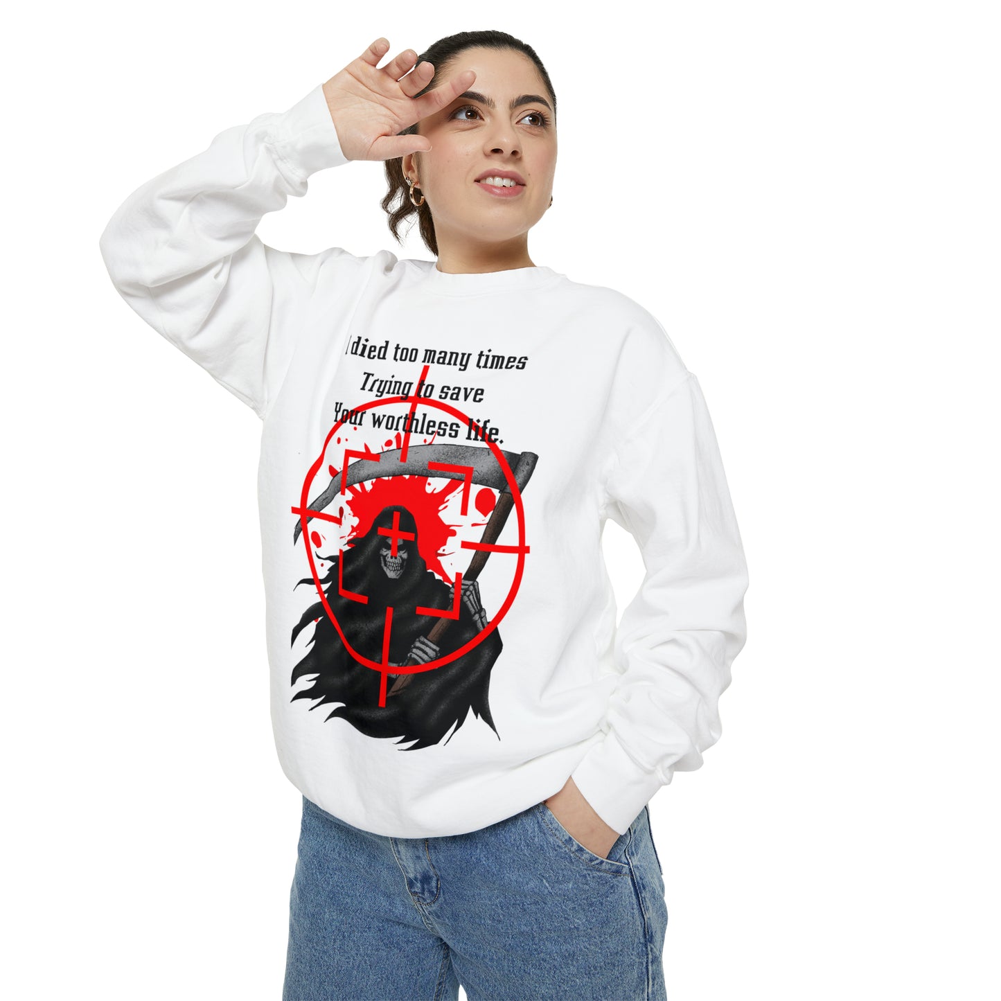 GAMER GIRL Unisex Garment-Dyed Sweatshirt