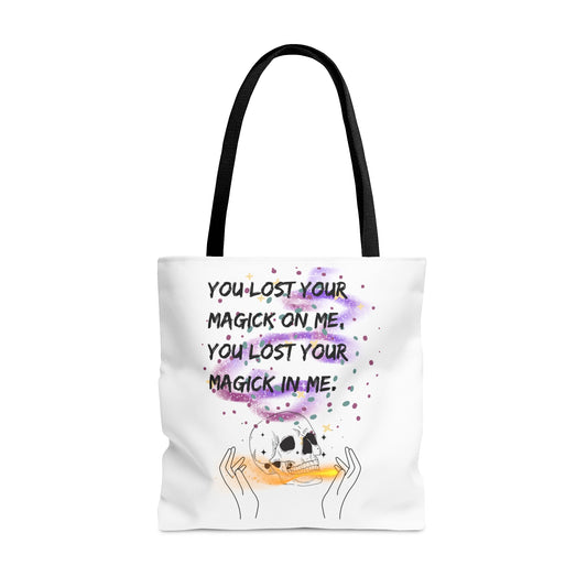 LOST YOUR MAGICK tote Bag (AOP)