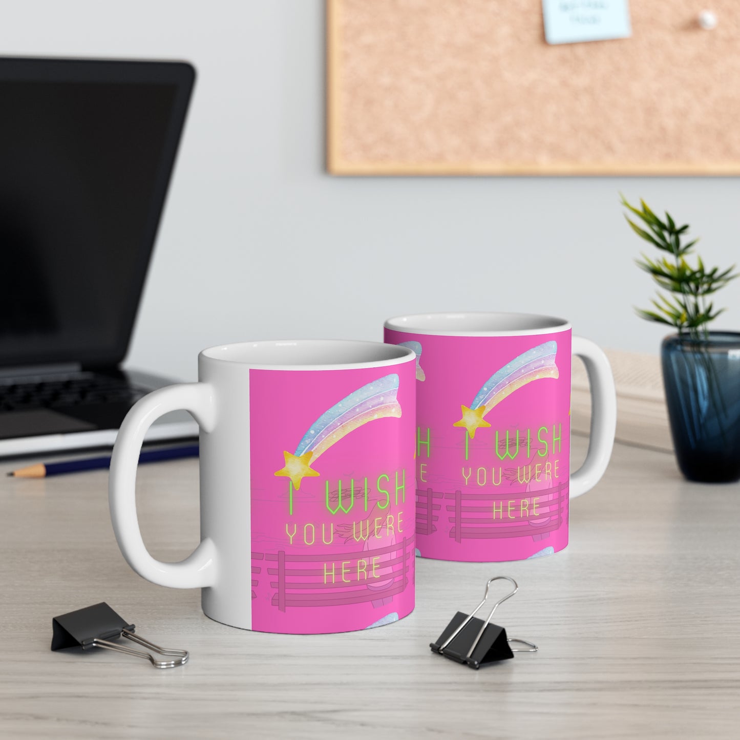 I WISH YOU WERE HERE Ceramic Mug 11oz
