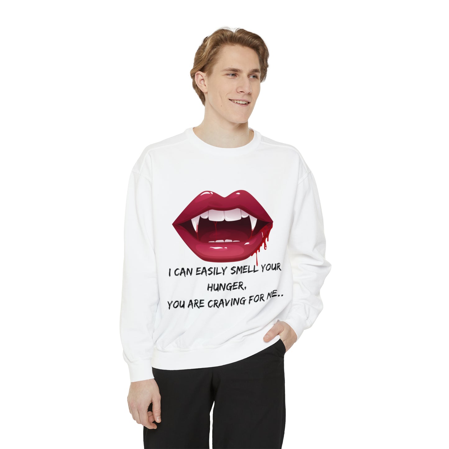 M VAMPIRE KISS Unisex Garment-Dyed Sweatshirt