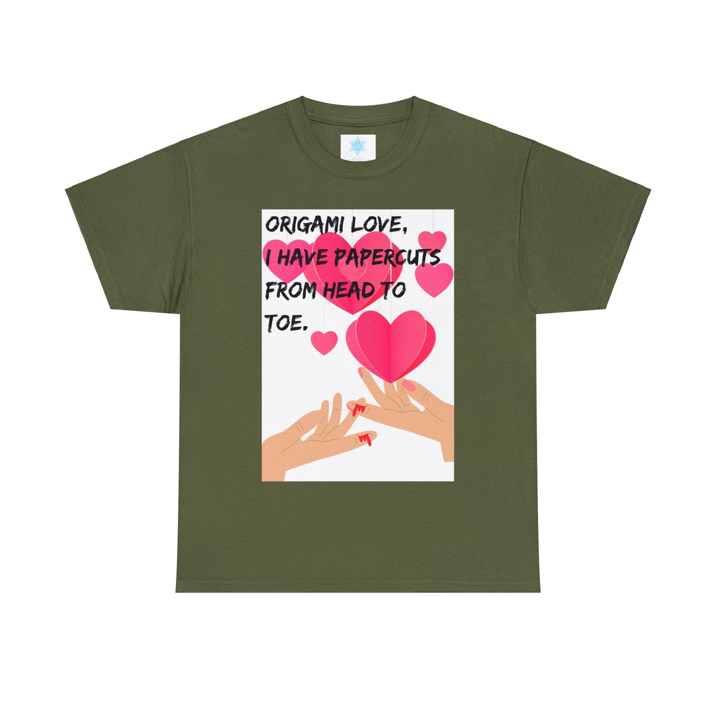 ORIGAME LOVE Unisex Heavy Cotton Tee