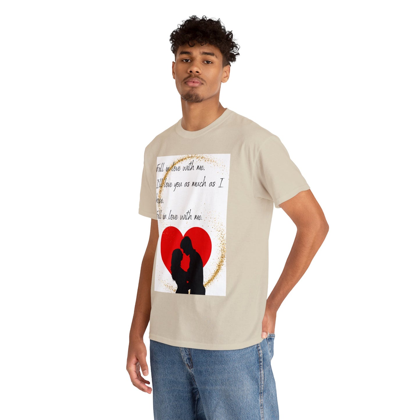 FALL IN LOVE WITH ME Unisex Heavy Cotton Tee