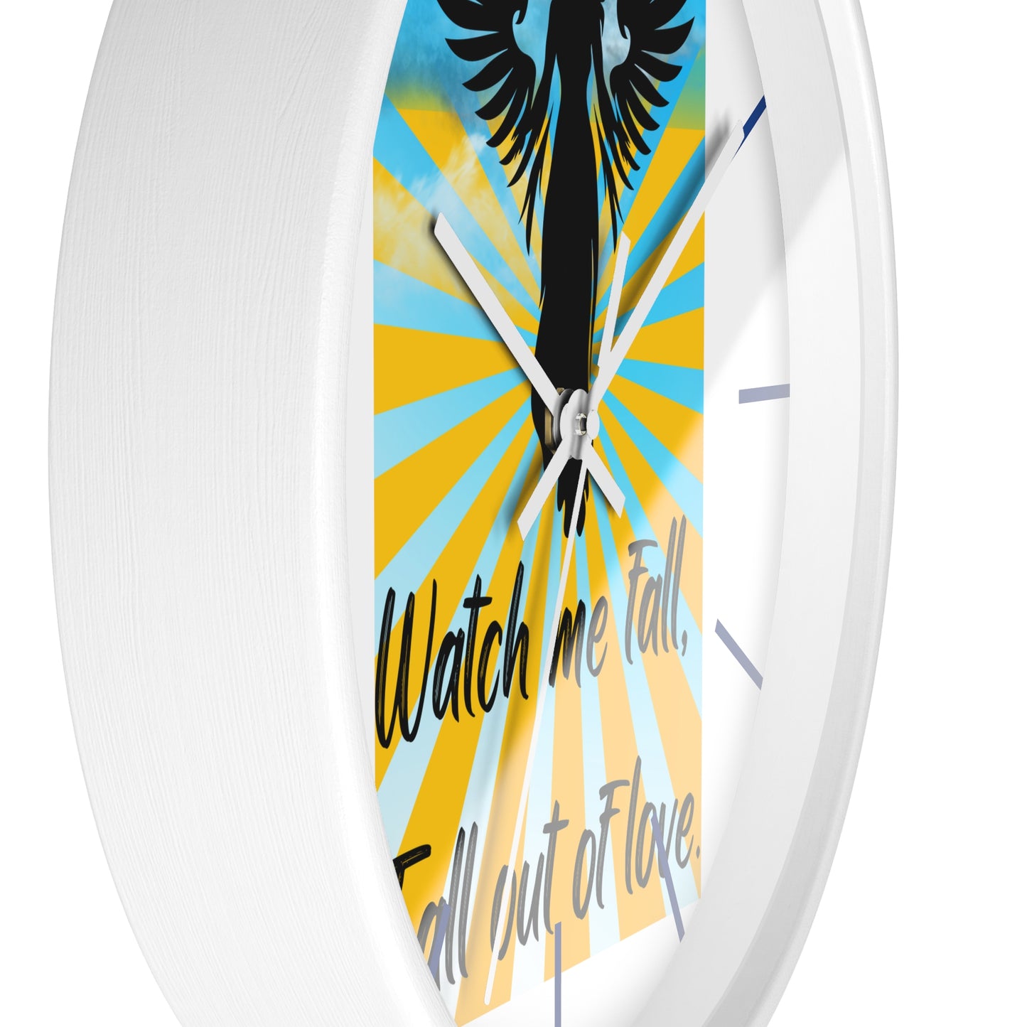 FALL OUT OF LOVE Wall Clock