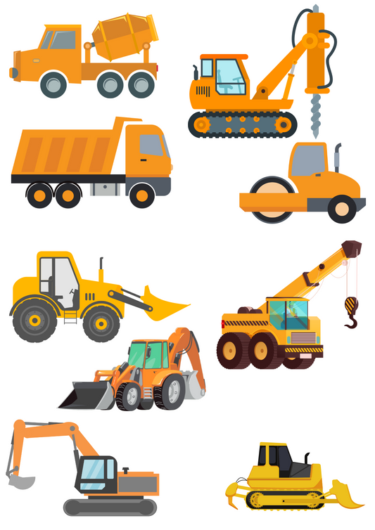 Seamless Construction Fabric-2 For Kids Room, Curtains, Pillows, Clothes, Sheets, Crafting, Sewing, PJS, Pants, Boxers (19 COLORS)