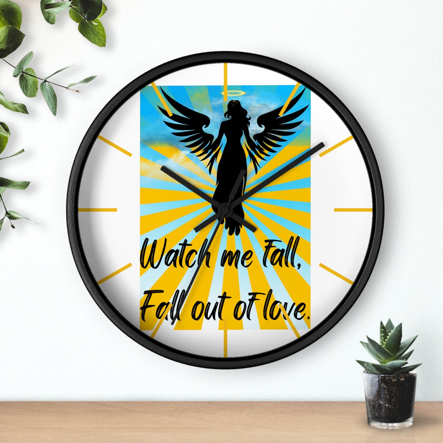 FALL OUT OF LOVE Wall Clock