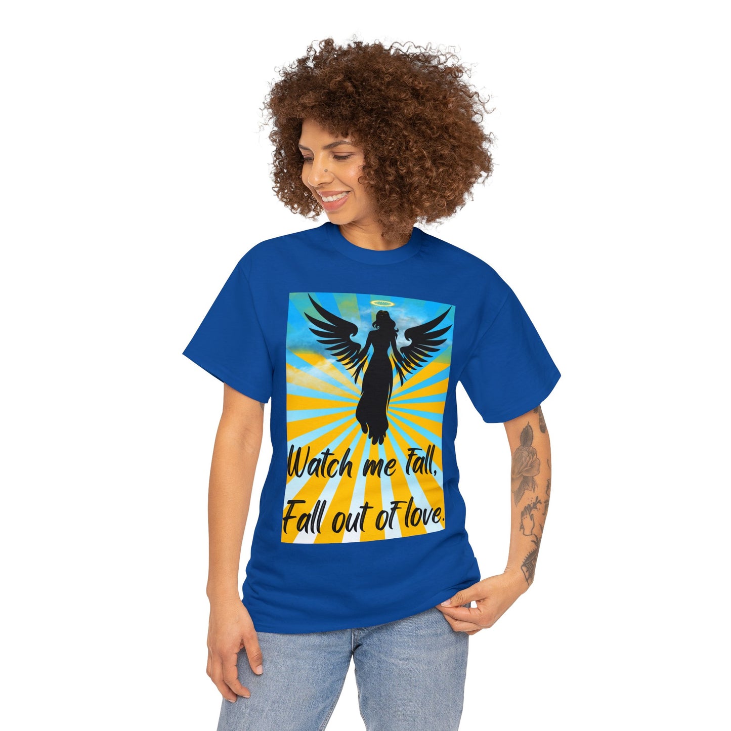 FALL OUT OF LOVE Unisex Heavy Cotton Tee
