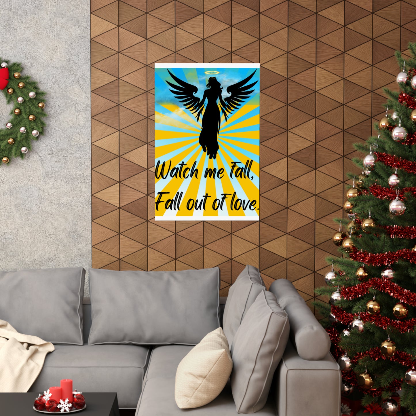 FALL OUT OF LOVE  Matte Vertical Posters