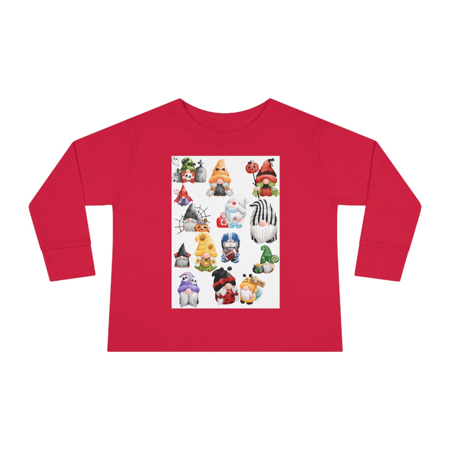 HALLOWEEN GNOMES Toddler Long Sleeve Tee