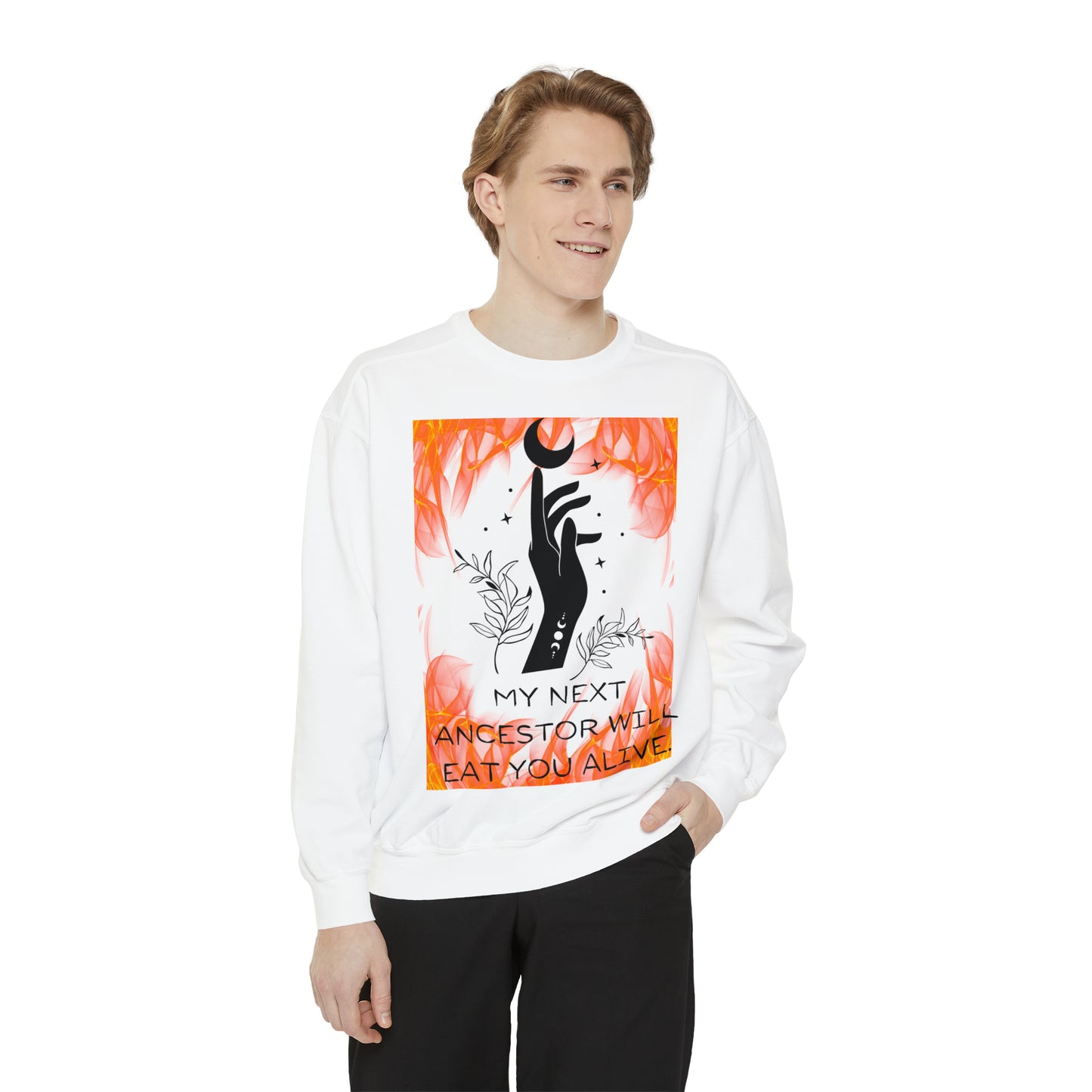 MY NEXT ANCESTOR Unisex Garment-Dyed Sweatshirt