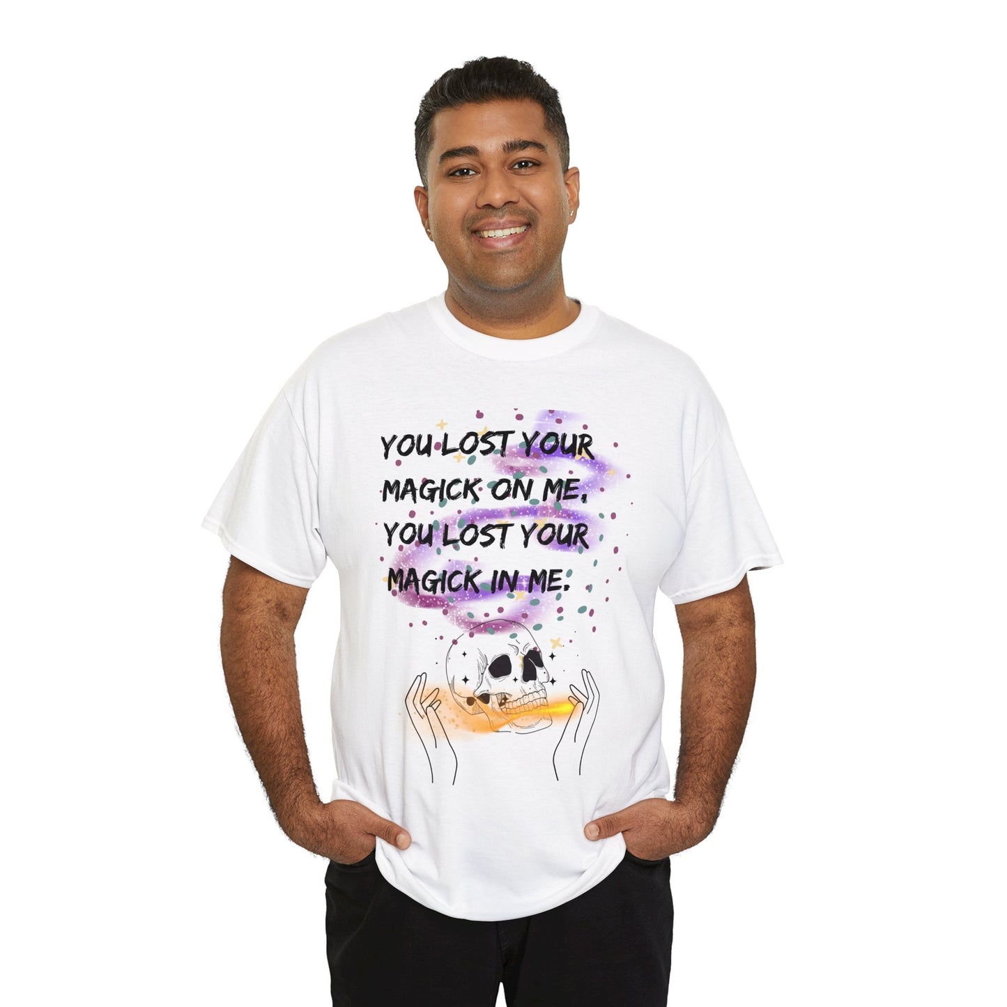 LOST YOUR MAGICK Unisex Heavy Cotton Tee