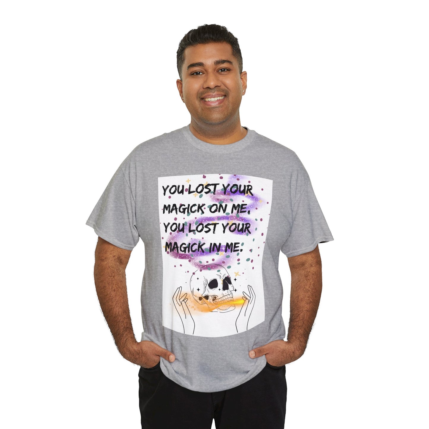 LOST YOUR MAGICK Unisex Heavy Cotton Tee