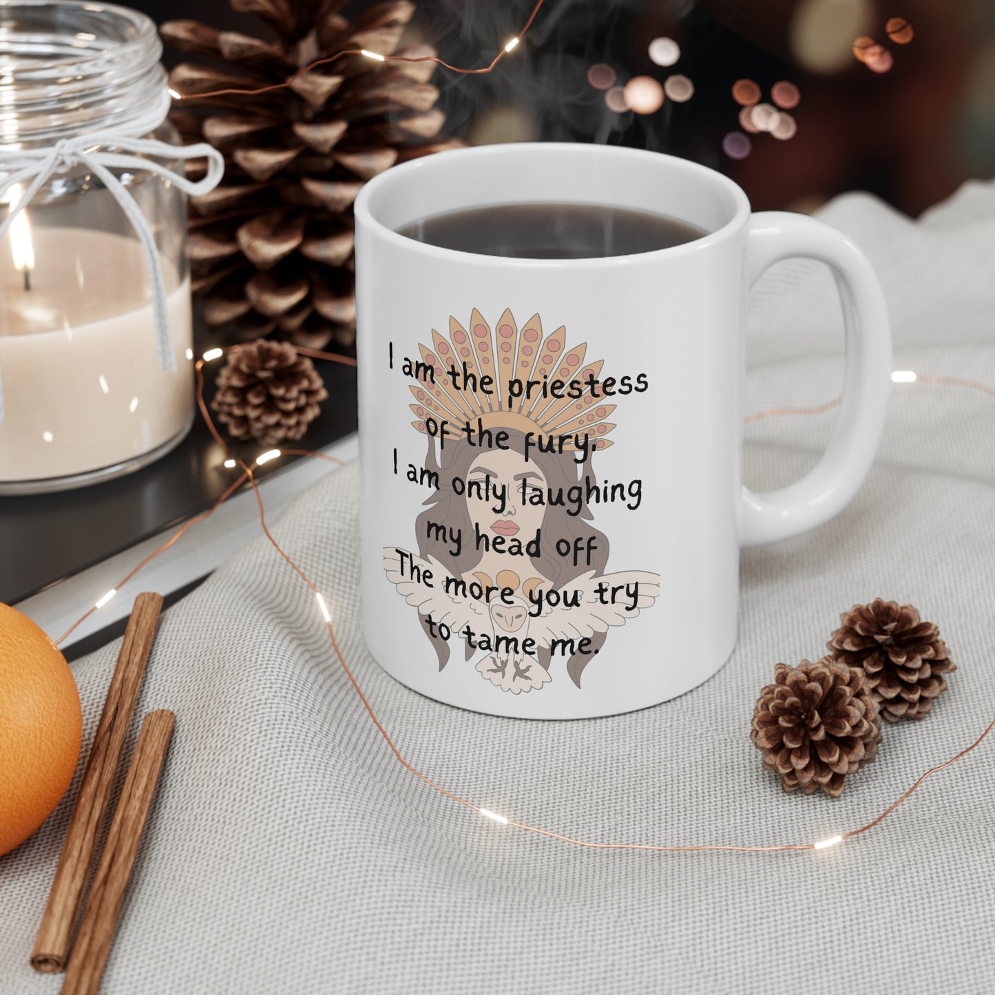 PRIESTESS OF THE FURY Ceramic Mug 11oz