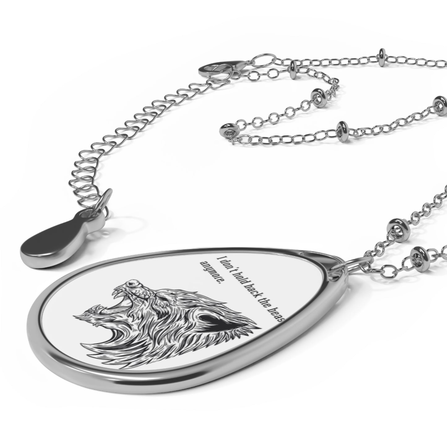 BEAST TALES V1   Oval Necklace