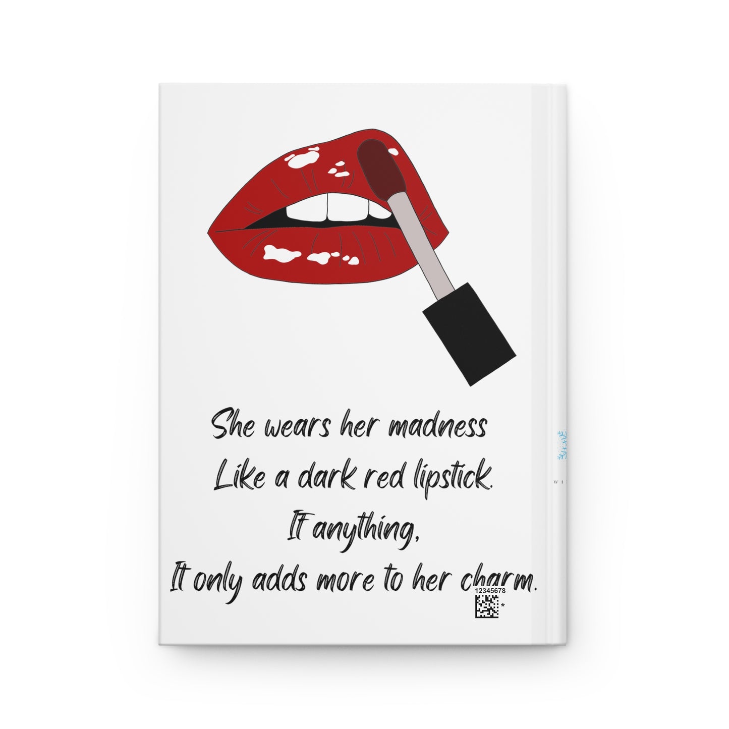 MADNESS LIPSTICK Hardcover Journal Matte