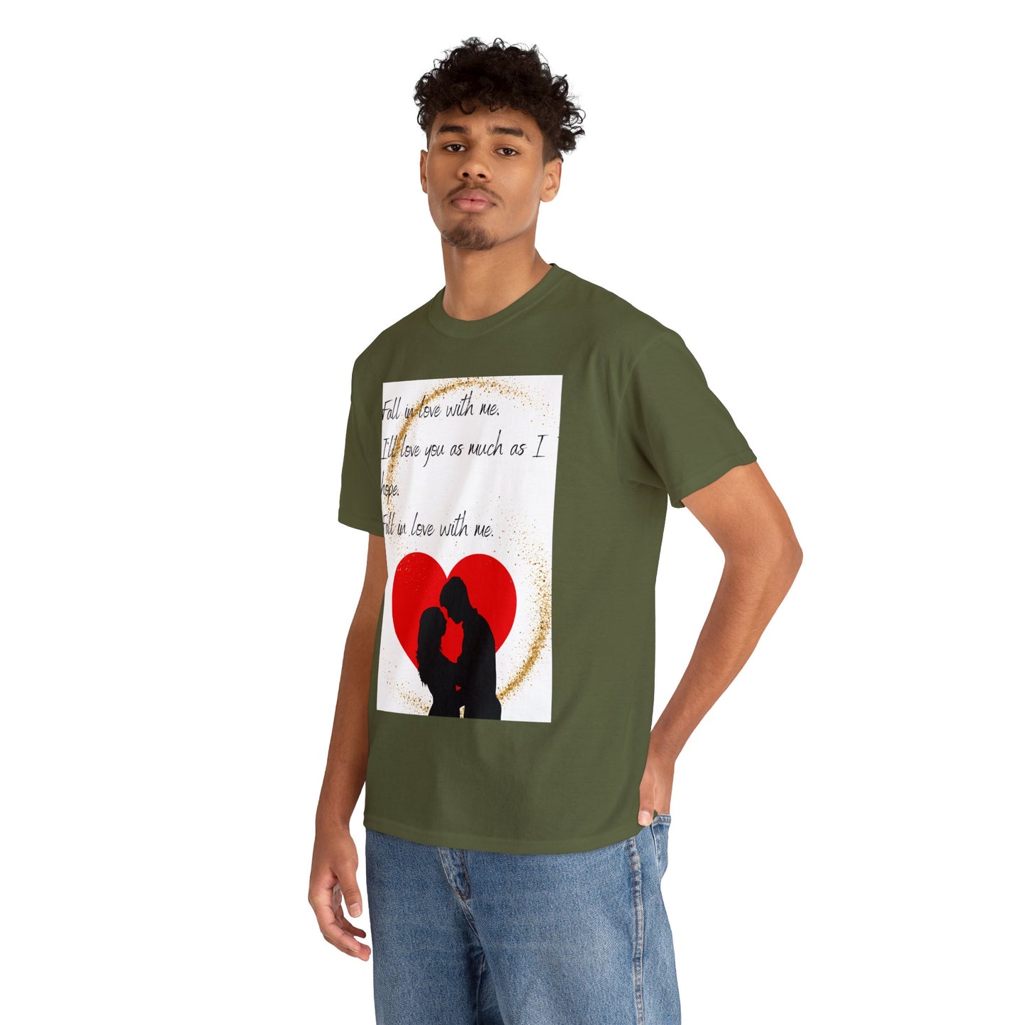 FALL IN LOVE WITH ME Unisex Heavy Cotton Tee