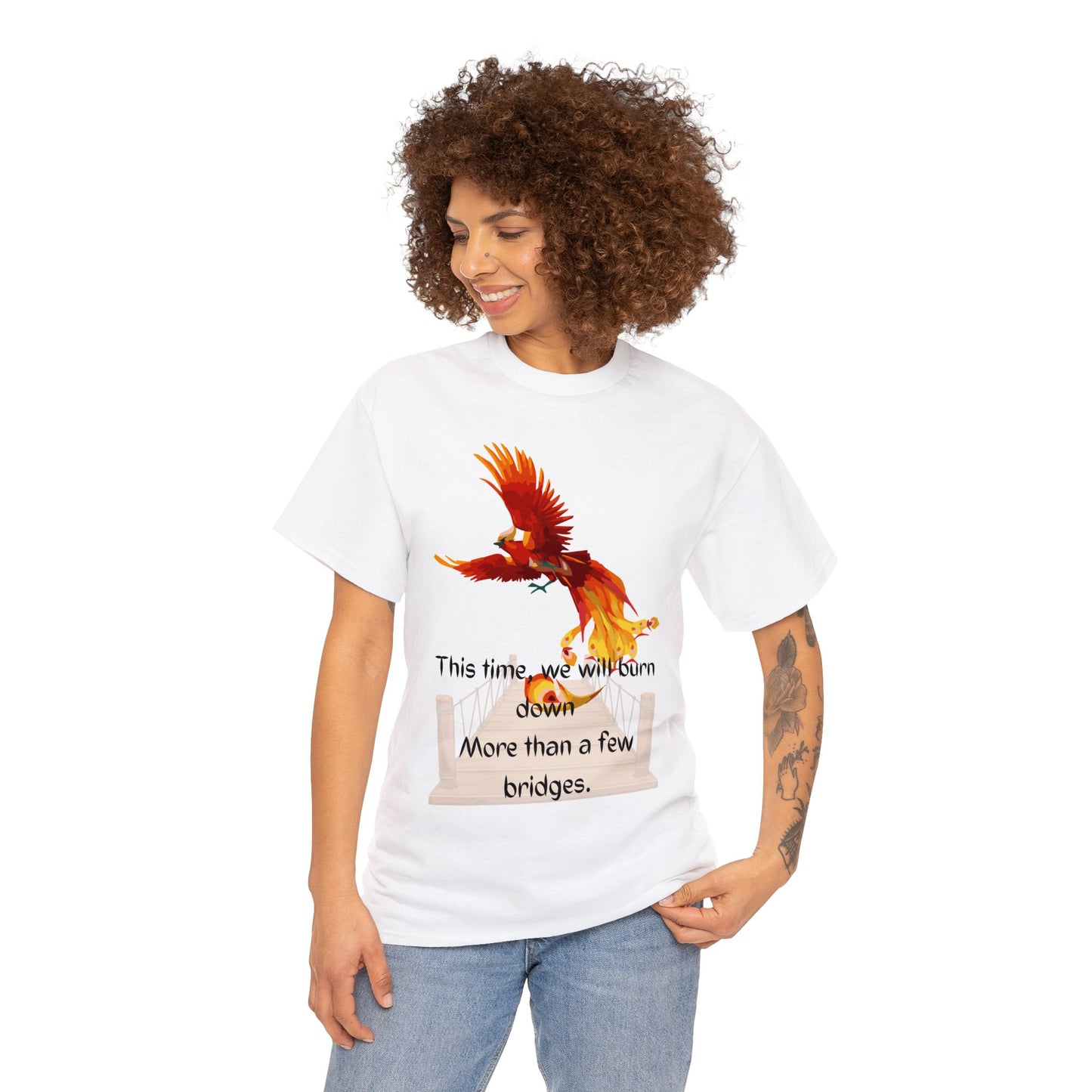BRIDGES Unisex Heavy Cotton Tee