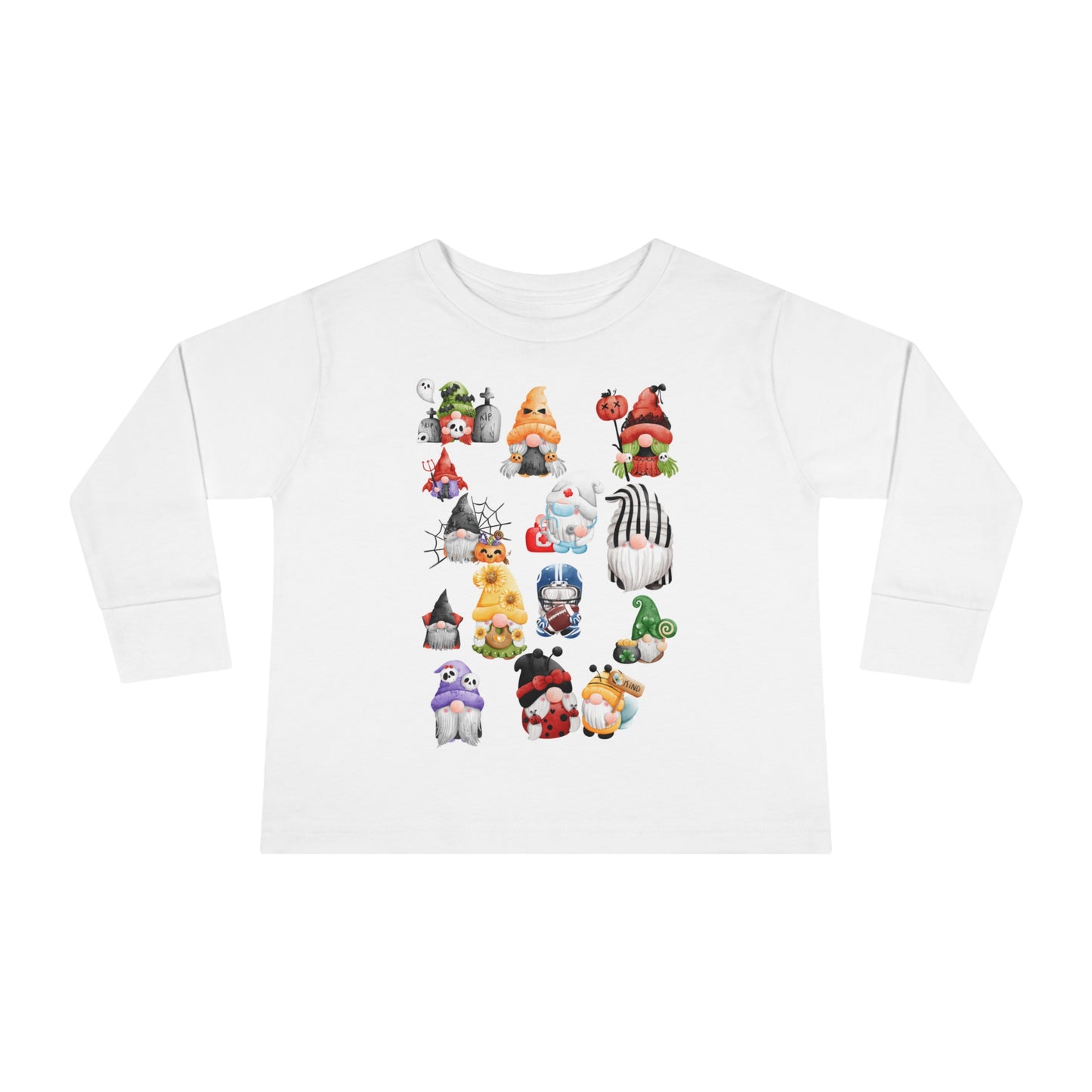 HALLOWEEN GNOMES Toddler Long Sleeve Tee