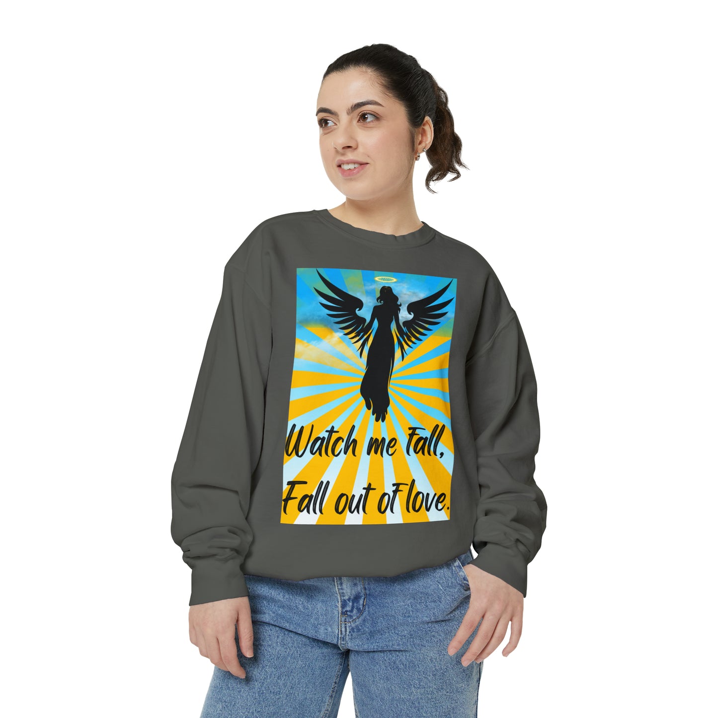 FALL OUT OF LOVE  Unisex Garment-Dyed Sweatshirt