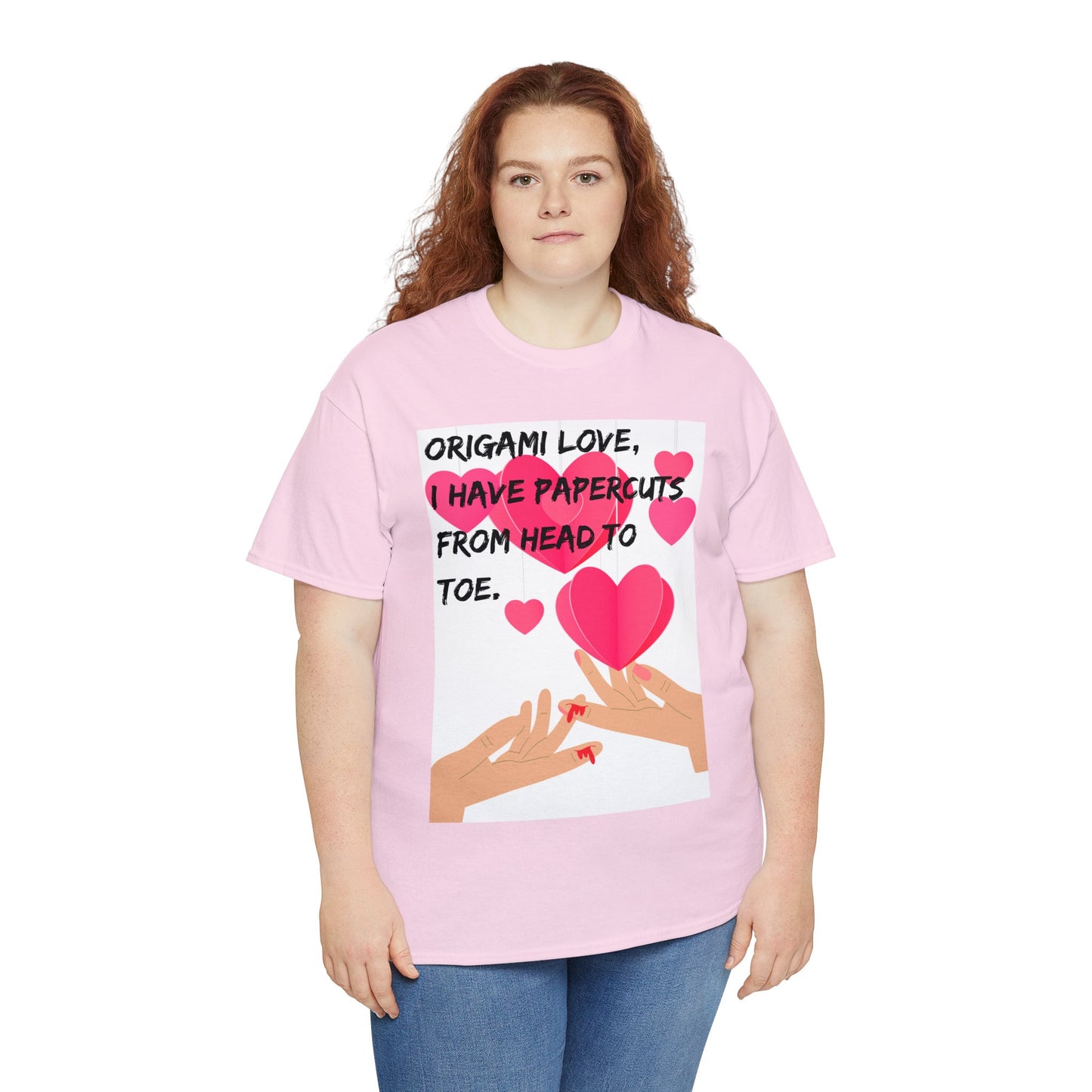 ORIGAME LOVE Unisex Heavy Cotton Tee
