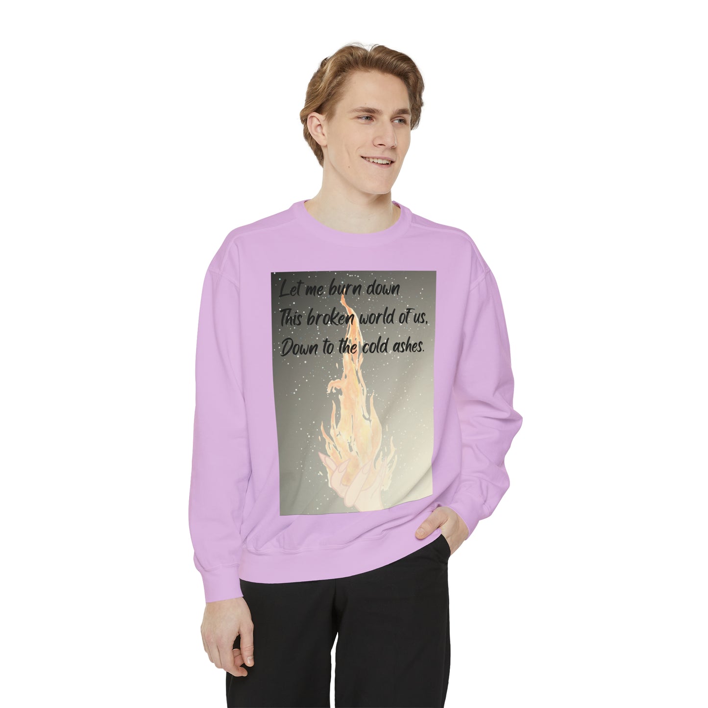 DOWN TO THE ASHES  Unisex Garment-Dyed Sweatshirt
