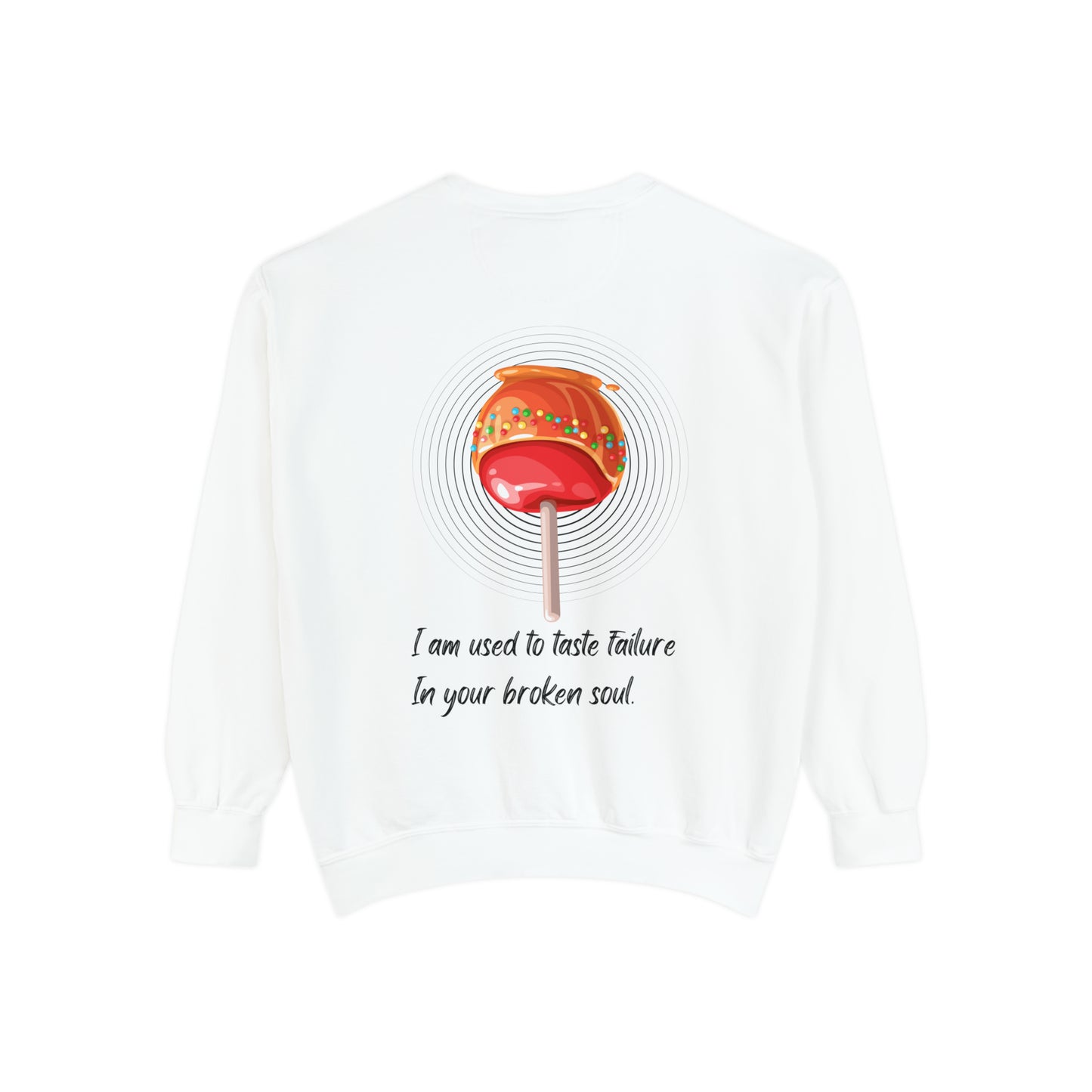 APPLE CANDY FAILURE Unisex Garment-Dyed Sweatshirt