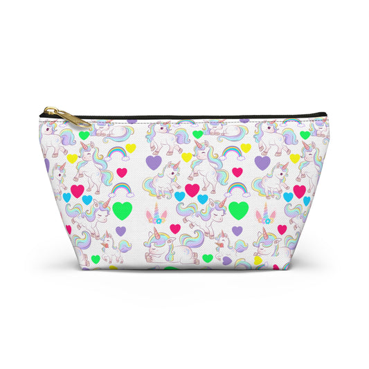 UNICORN LOVE Accessory Pouch w T-bottom