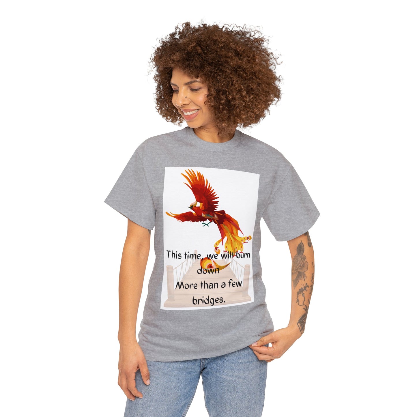 BRIDGES Unisex Heavy Cotton Tee