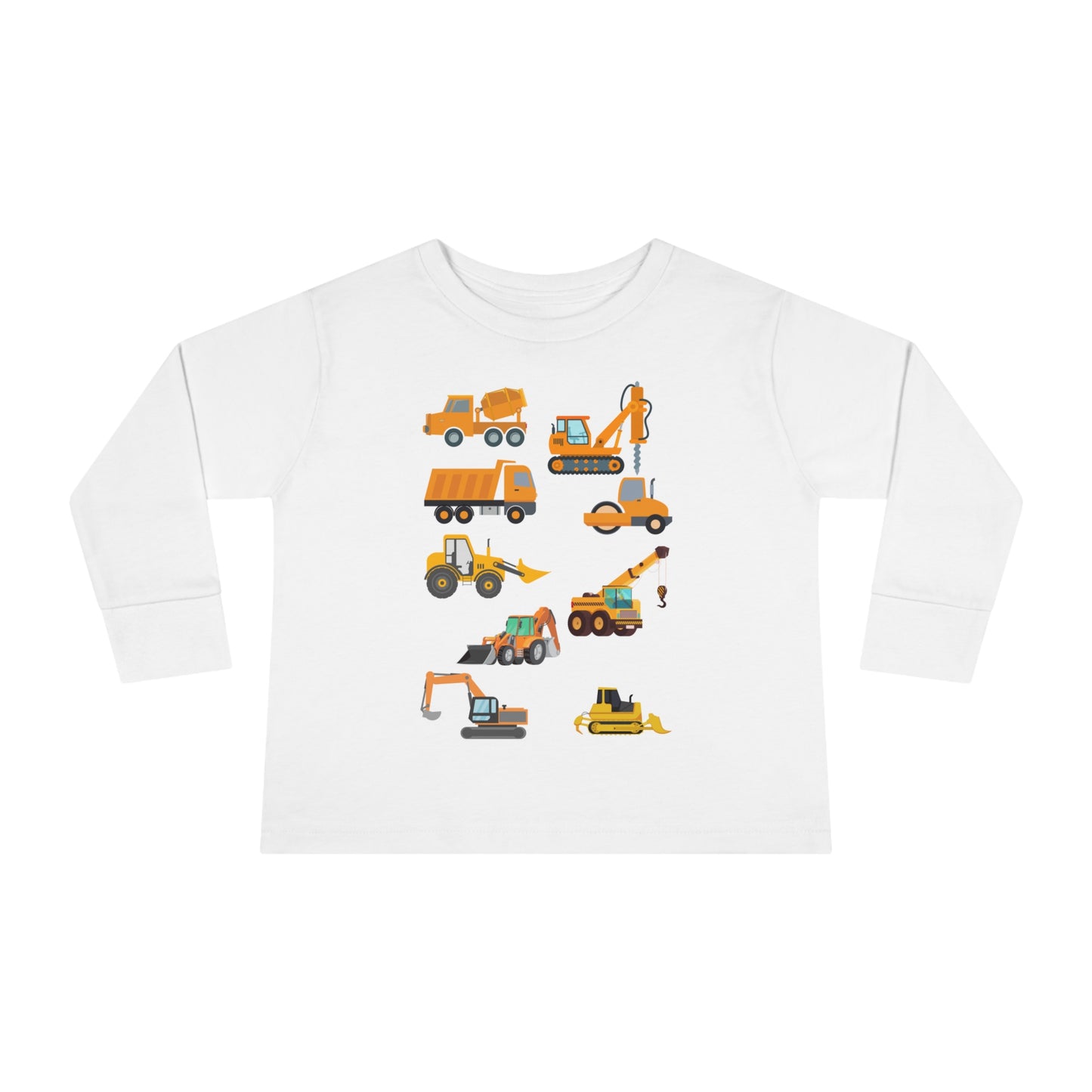 CONSTRUCTION TRUCKS V1 Toddler Long Sleeve Tee