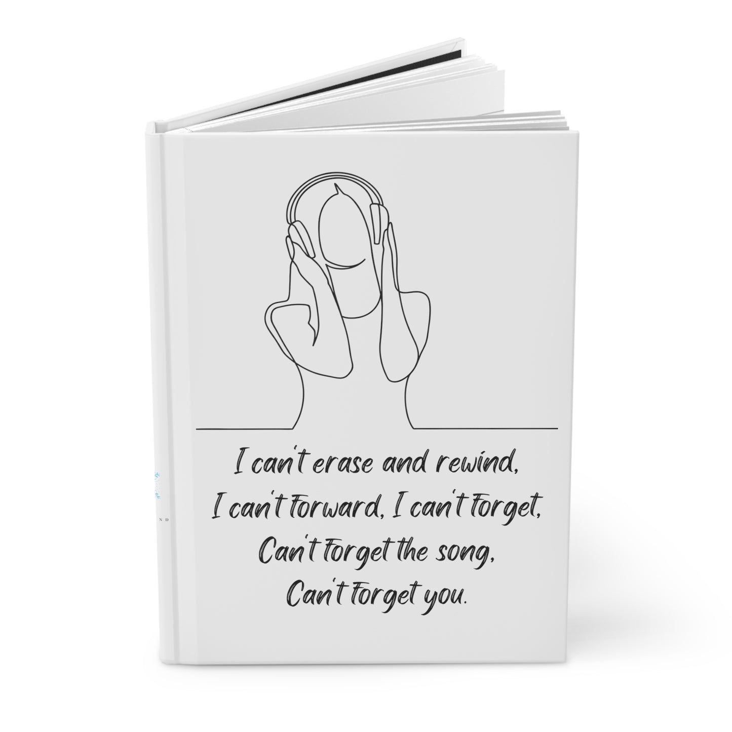 SONG STUCK IN MY HEAD Hardcover Journal Matte