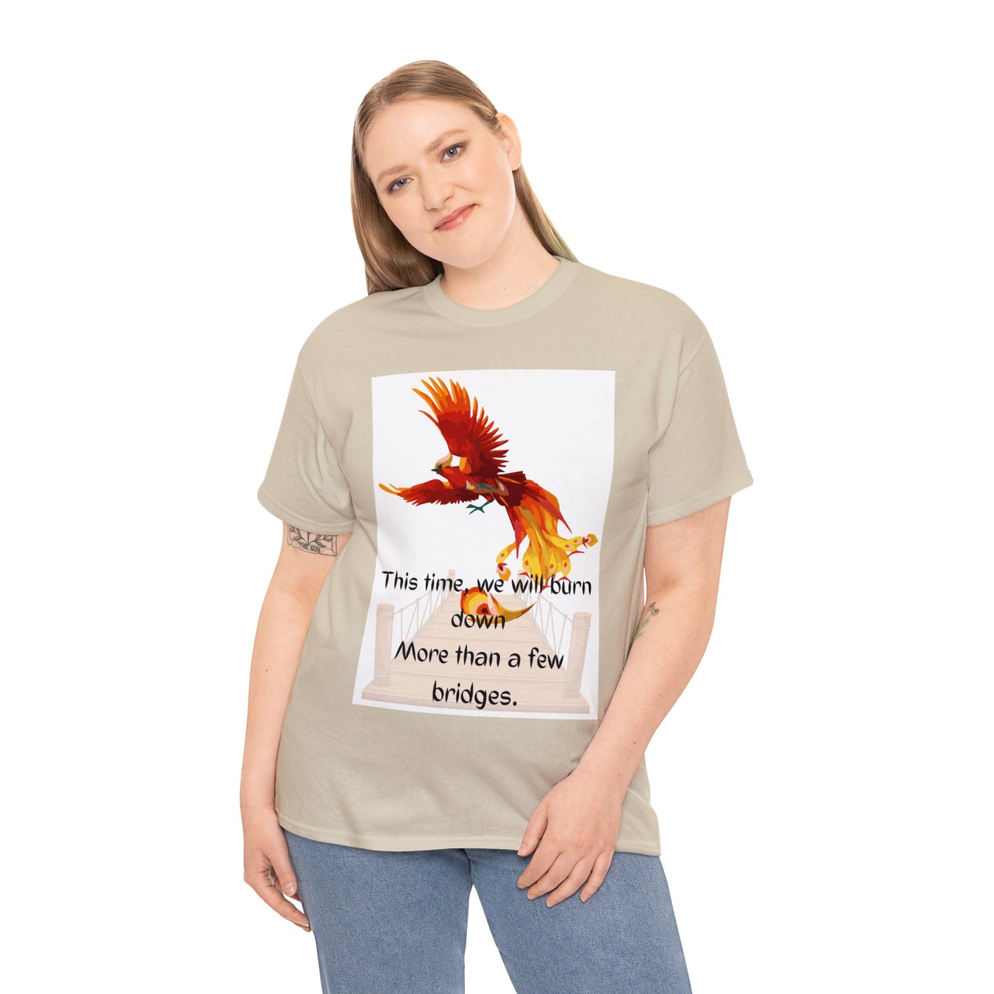 BRIDGES Unisex Heavy Cotton Tee